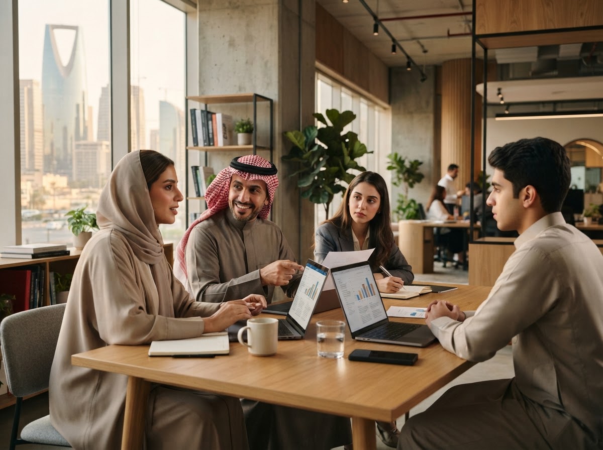 Rabwex فريق تحليل بيانات يراجع مؤشرات السوق